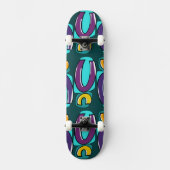 Pop Geometry Skateboard Deck (Vorderseite)