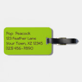 Pop Gepäckanhänger (Rückseite horizontal)