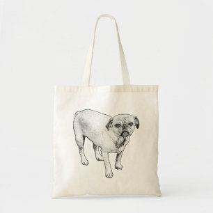 Pop gepunktete Hunde-Kunst-Tasche für alltägliche Tragetasche