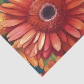 Pop Gerbera Daisy Pattern Seidenpapier (Ausschnitt)