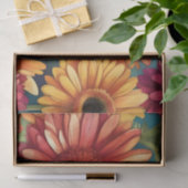 Pop Gerbera Daisy Pattern Seidenpapier (Geschenk)