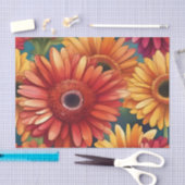 Pop Gerbera Daisy Pattern Seidenpapier (Handwerk)