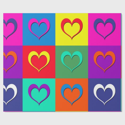 Pop Geschenkpapier (Flach)