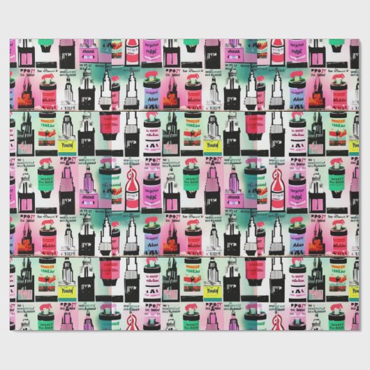 Pop Geschenkpapier (Flach)