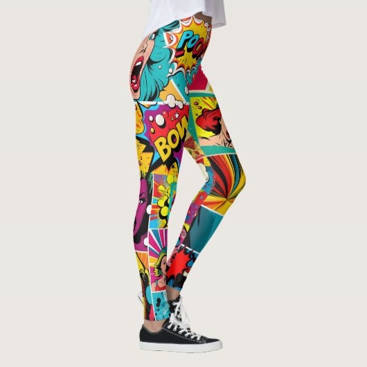 Pop Girl Art Comic Leggings 2 - Cool (Rechts)