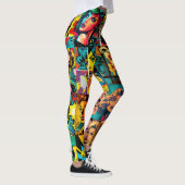 Pop Girl Art Comic Leggings 3 - Cool (Rechts)