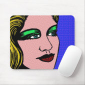 Pop Girl Mousepad (Mit Mouse)