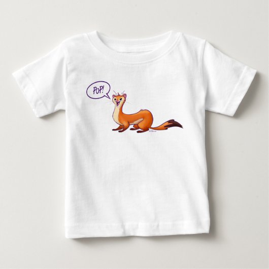 POP GOES THE WEASEL von Jeff Willis Art Baby T-shirt (Vorderseite)