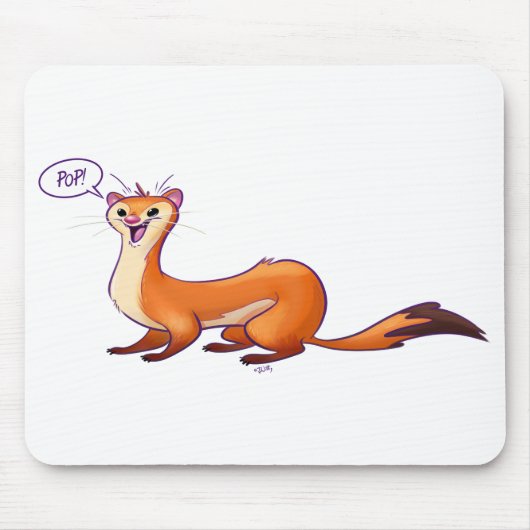 POP GOES THE WEASEL von Jeff Willis Art Mousepad (Vorne)