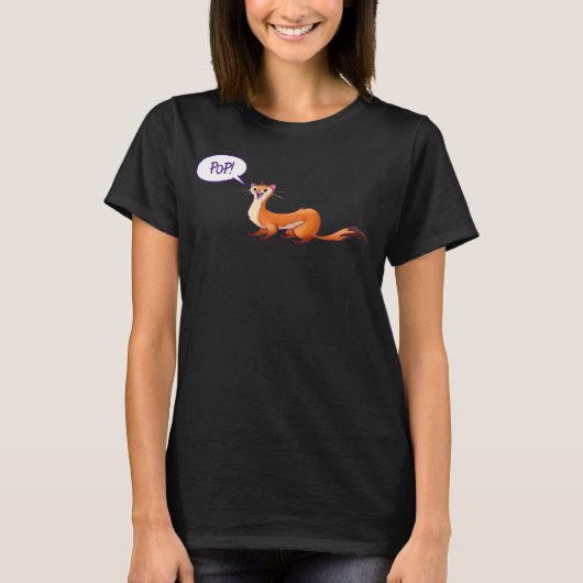 POP GOES THE WEASEL von Jeff Willis Art T-Shirt (Vorderseite)
