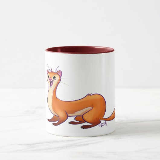POP GOES THE WEASEL von Jeff Willis Art Tasse (Zentrum)