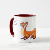 POP GOES THE WEASEL von Jeff Willis Art Tasse (Vorderseite Links)