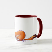 POP GOES THE WEASEL von Jeff Willis Art Tasse (VorderseiteRechts)