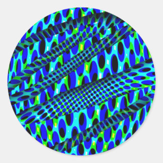 Pop Groovy Runder Aufkleber