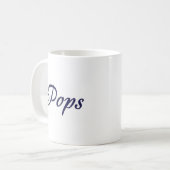 Pop-Großvater-Produkte Kaffeetasse (Vorderseite Links)