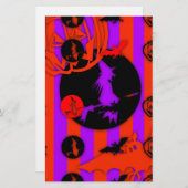 Pop Halloween Stationery Briefpapier (Vorne/Hinten)