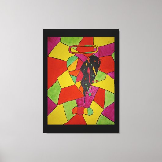 Pop Heart Canvas Print Leinwanddruck (Vorderseite)