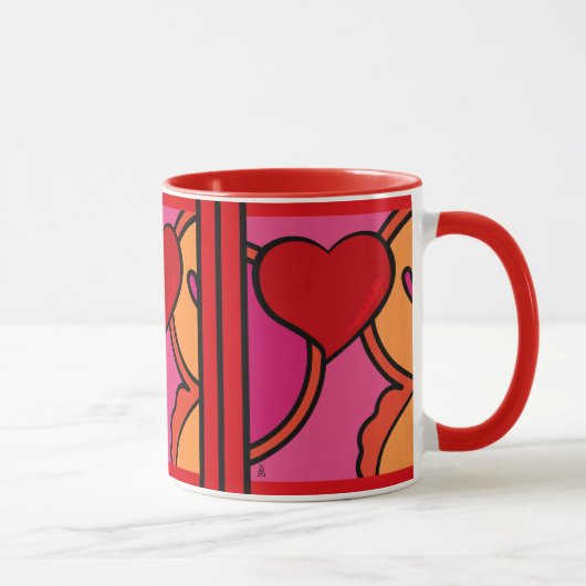 Pop Heart Tasse (Rechts)