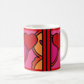Pop Heart Tasse (VorderseiteRechts)