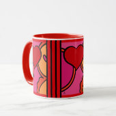 Pop Heart Tasse (Vorderseite Links)