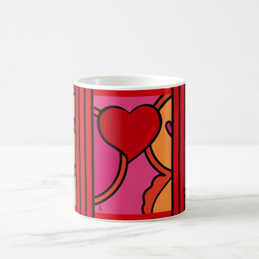 Pop Heart Tasse (Mittel)
