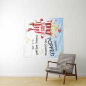 Pop Hintergrund der Fragekopplungs-Verlobung Wandteppich (Beispiel (Horizontal))