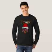 Pop Hirsch passt Weihnachtskostüm Reinde T-Shirt (Vorne ganz)