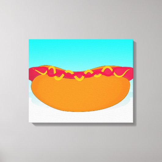Pop Hot Dog Leinwanddruck (Vorderseite)
