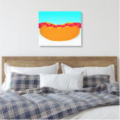 Pop Hot Dog Leinwanddruck (Insitu (Schlafzimmer))