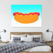 Pop Hot Dog Leinwanddruck (Insitu (Schlafzimmer))