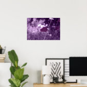 pop-i purple print poster (Heimbüro)