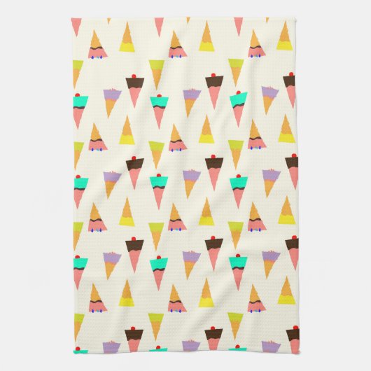 Pop Ice cones Küche Handtuch (Vertikal)