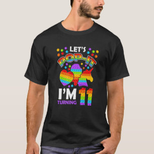 Pop, ich wende 11 Fidget Toy Rainbow Bir T-Shirt