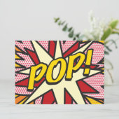 POP Ihre Nachricht Spaß Retro Comic Buch Pop Kunst Ankündigung (Stehend Vorderseite)