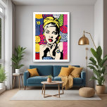 Pop im Paradies für Kletterhexen: Poster<br><div class="desc">Mit diesem lebendigen Pop-Kunstportrait, einer atemberaubenden Mischung aus Retro-Design und modernem Flair, lassen Sie Ihren Raum noch höher schlagen. Dieses KI-generierte Poster ist eine perfekte Ergänzung zu jeder Zuhause- oder Bürodekoration und bringt fette Farben und eine lebendige Komposition an Ihre Wände. Ideal für Pop- und zeitgenössische Kunst ist dieses Stück...</div>