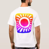 Pop in hellen Farben T-Shirt (Rückseite)