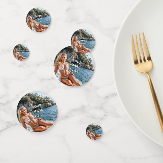 POP! 🎉 Individuelle Tischkonfetti – Bild oder Tex Konfetti (Gruppe)