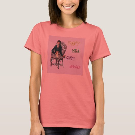Pop isst sich selbst T-Shirt (Vorderseite)