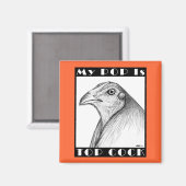 Pop ist der beste Cockvogel Magnet (Vorderseite/Rückseite)