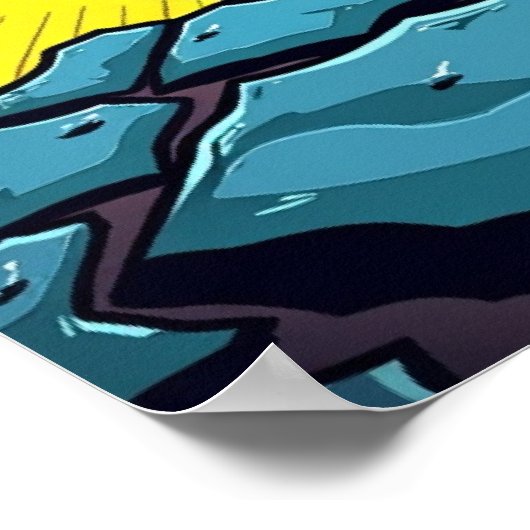 Pop ist "THUD!" Comic Explosionspopster Poster (Ecke)