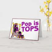 Pop ist Tops Karte (Gelbe Blume)