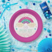 Pop It Birthday Rainbow Pappteller (Party)