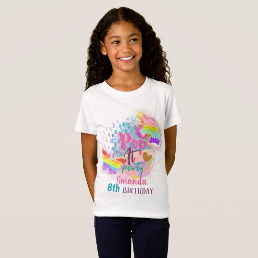 Pop It Bubble Fidget T-Shirt (Vorne ganz)