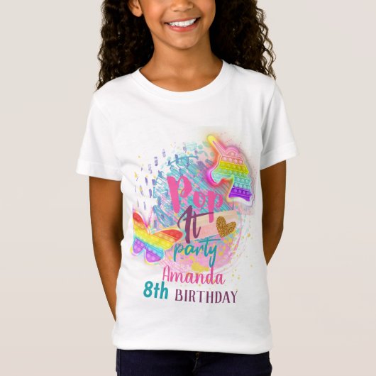 Pop It Bubble Fidget T-Shirt (Vorderseite)