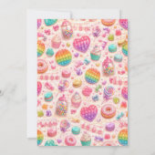 Pop-It Candyland Geburtstagsfeier Einladung (Rückseite)