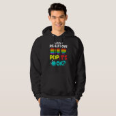 Pop It Fidget Toy Game Funny Stress Bubble Hoodie (Vorne ganz)