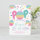 Pop It Kid's Geburtstagseinladung Einladung (Stehend Vorderseite)