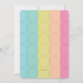 Pop It Kid's Geburtstagseinladung Einladung (Rückseite)