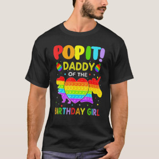 Pop It Mama des Geburtstagsmädchens Fidget Kinder T-Shirt
