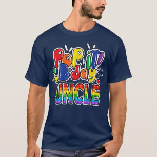 Pop It Onkel von Geburtstagskind oder Boys Fidget T-Shirt